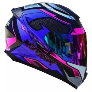 CAPACETE NORISK FEMININO FECHADO RAZOR SPEEDMAX ROSA ROXO