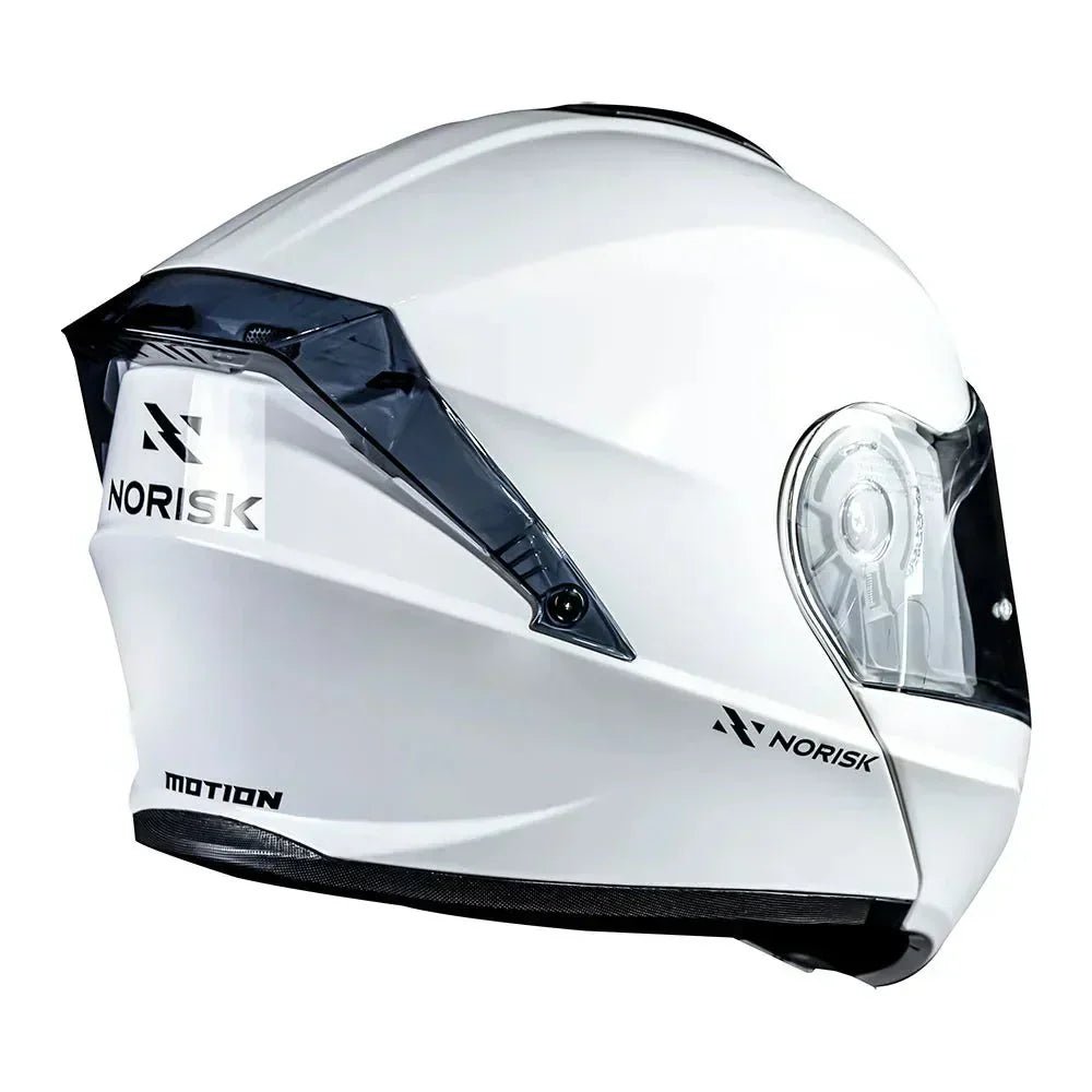 CAPACETE NORISK MOTION MONOCOLOR BRANCO - Imagem 3