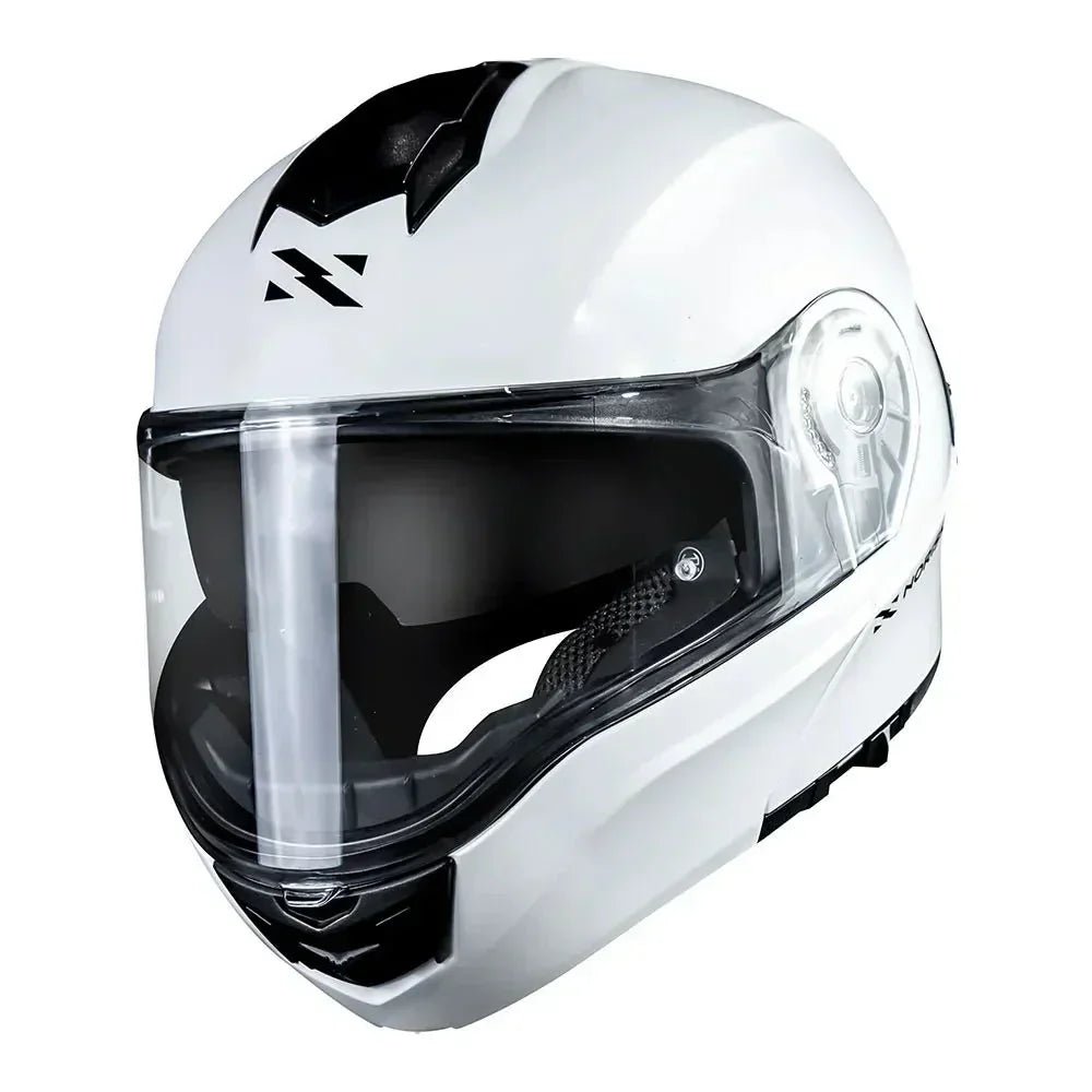 CAPACETE NORISK MOTION MONOCOLOR BRANCO - Imagem 4