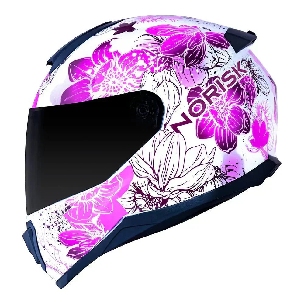 CAPACETE NORISK RAZOR BLOOM ROSA - Imagem 3