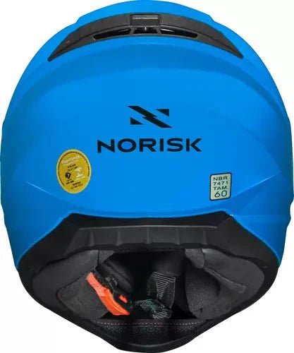 Capacete Norisk Razor Solid Edition Azul - Imagem 3