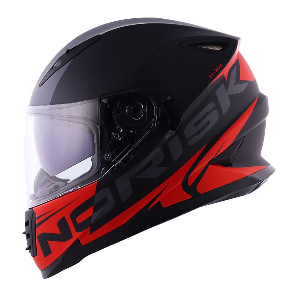 CAPACETE NORISK SOUL MANTY PRETO - Imagem 4
