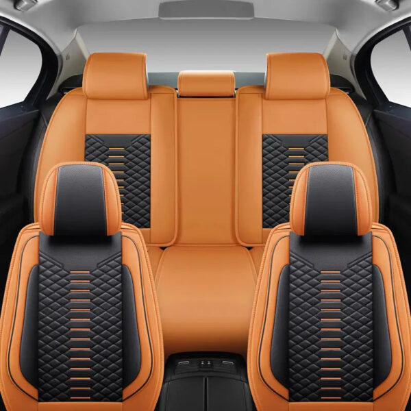 [Modelo Universal] Kit Completo de Capa Para Banco de Carro em Couro Premium - Imagem 9