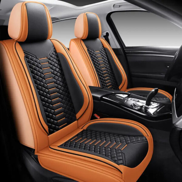 [Modelo Universal] Kit Completo de Capa Para Banco de Carro em Couro Premium - Imagem 4