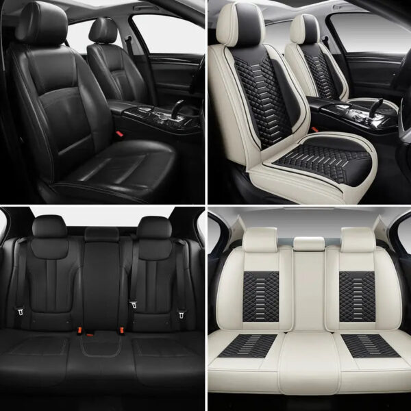 [Modelo Universal] Kit Completo de Capa Para Banco de Carro em Couro Premium - Imagem 5