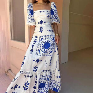 Vestido Casual Estampado Celina