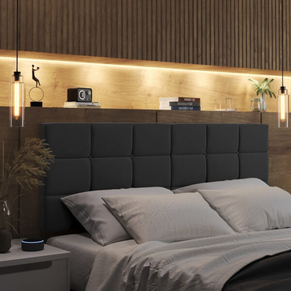 Cabeceira de Cama Estofada Cabana Real - Imagem 7