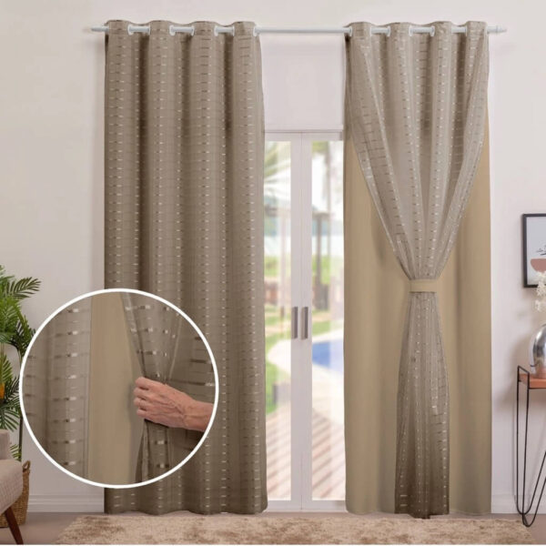 Cortina Blackout em Pvc Cabana Real - Imagem 3