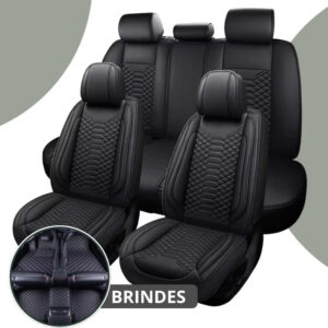 [Modelo Universal] Kit Completo de Capa Para Banco de Carro em Couro Premium